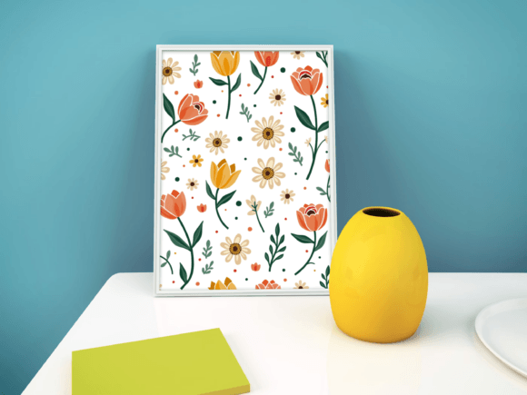 Download Seamless Easter Floral Pattern Paper - Premium Bundle